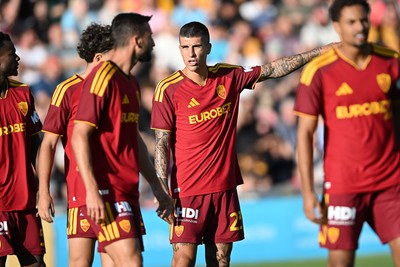040826 - Newport County v AS Roma - Pre-Season Friendly - Gianluca Mancini of Roma