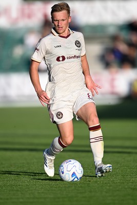 040826 - Newport County v AS Roma - Pre-Season Friendly - Matt Smith of Newport County