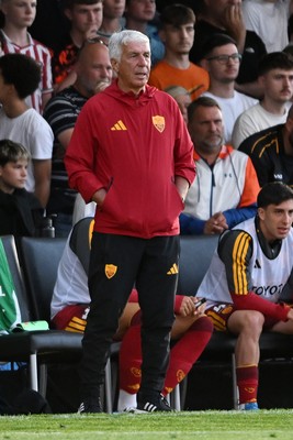 040826 - Newport County v AS Roma - Pre-Season Friendly - Gian Piero Gasperini, Roma Manager