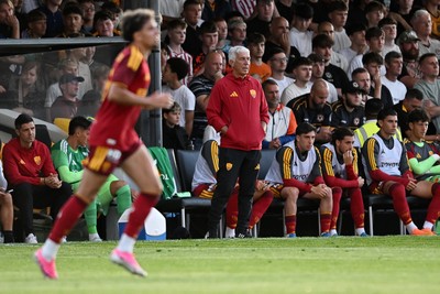 040826 - Newport County v AS Roma - Pre-Season Friendly - Gian Piero Gasperini, Roma Manager