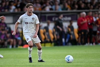 040826 - Newport County v AS Roma - Pre-Season Friendly - Harrison Biggins of Newport County