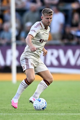 040826 - Newport County v AS Roma - Pre-Season Friendly - Keenan Patten of Newport County