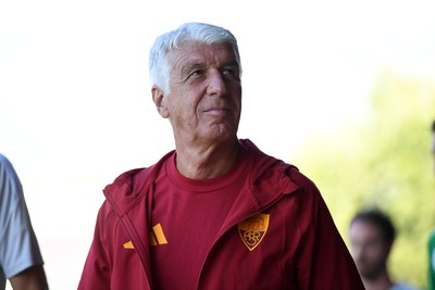 040826 - Newport County v AS Roma - Pre-Season Friendly - Gian Piero Gasperini, Roma Manager