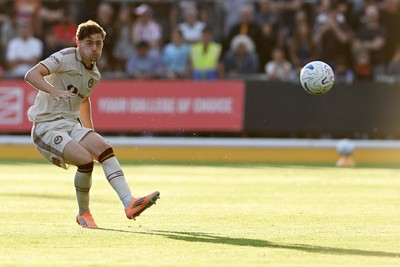040826 - Newport County v AS Roma - Pre-Season Friendly - 