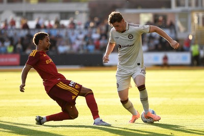 040826 - Newport County v AS Roma - Pre-Season Friendly - 