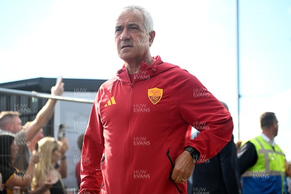 040826 - Newport County v AS Roma - Pre-Season Friendly - Gian Piero Gasperini, Roma Manager arrives at the stadium