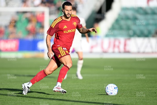 040826 - Newport County v AS Roma - Pre-Season Friendly - Mario Hermoso of Roma