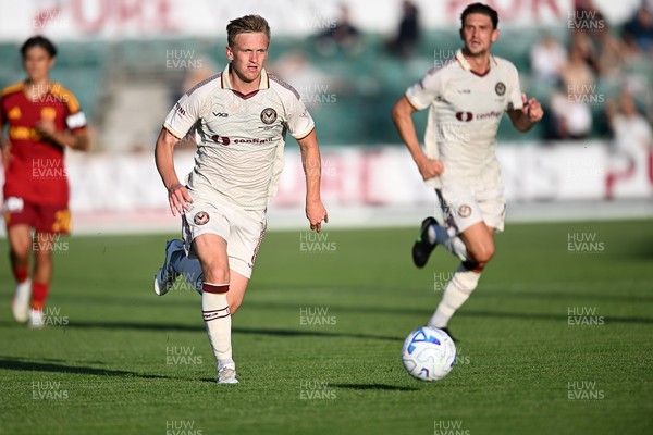 040826 - Newport County v AS Roma - Pre-Season Friendly - Matt Smith of Newport County