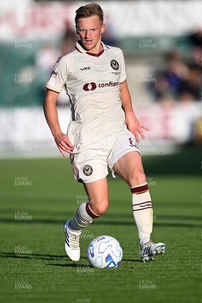 040826 - Newport County v AS Roma - Pre-Season Friendly - Matt Smith of Newport County