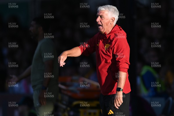 040826 - Newport County v AS Roma - Pre-Season Friendly - Gian Piero Gasperini, Roma Manager
