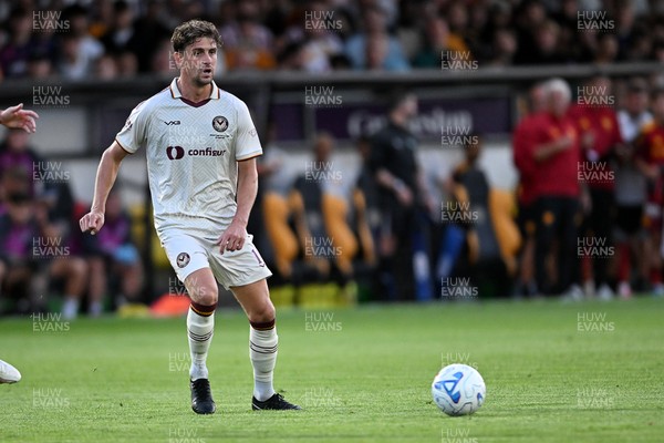 040826 - Newport County v AS Roma - Pre-Season Friendly - Harrison Biggins of Newport County