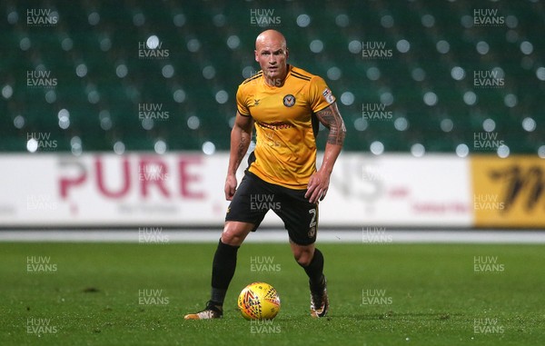 211117 - Newport County v Barnet - SkyBet League Two - David Pipe of Newport County