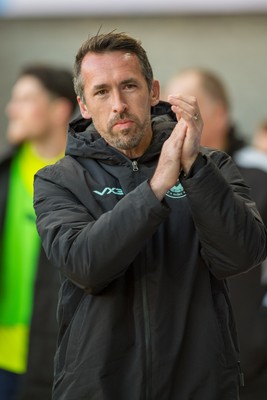 291125 - Newport County v Barrow - Sky Bet League 2 - Christian Fuchs, manager of Newport County