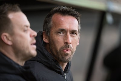 291125 - Newport County v Barrow - Sky Bet League 2 - Christian Fuchs, manager of Newport County