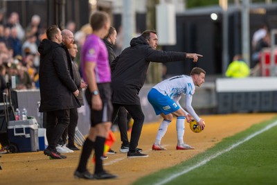 291125 - Newport County v Barrow - Sky Bet League 2 - Christian Fuchs, manager of Newport County