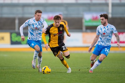 291125 - Newport County v Barrow - Sky Bet League 2 - Michael Spellman of Newport County 