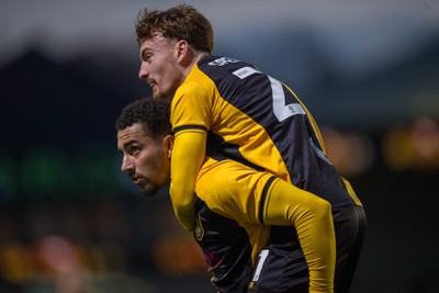 291125 - Newport County v Barrow - Sky Bet League 2 -  Courtney Baker-Richardson of Newport County scores County’s second goal