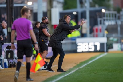 291125 - Newport County v Barrow - Sky Bet League 2 - Christian Fuchs, manager of Newport County