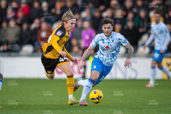 291125 - Newport County v Barrow - Sky Bet League 2 - Samuel Braybrooke of Newport County