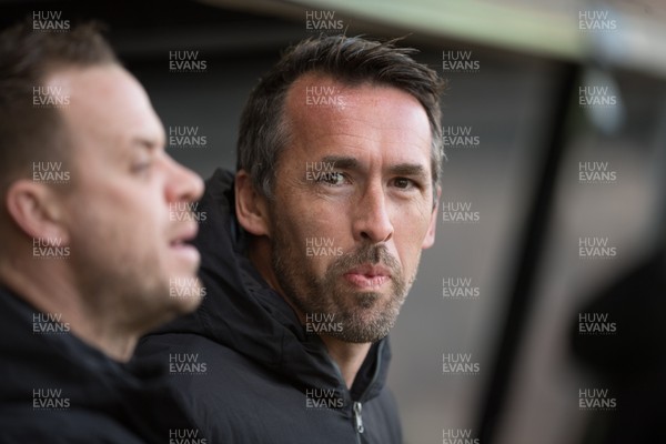 291125 - Newport County v Barrow - Sky Bet League 2 - Christian Fuchs, manager of Newport County