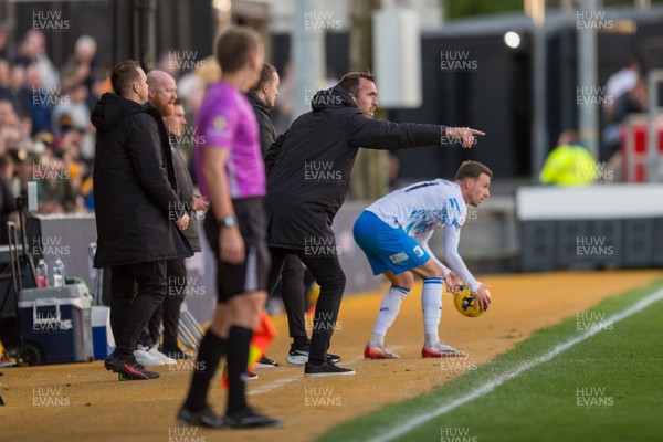 291125 - Newport County v Barrow - Sky Bet League 2 - Christian Fuchs, manager of Newport County
