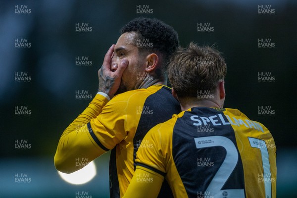 291125 - Newport County v Barrow - Sky Bet League 2 -  Courtney Baker-Richardson of Newport County scores County’s second goal