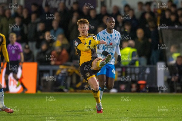 291125 - Newport County v Barrow - Sky Bet League 2 - Gerard Garner of Newport County