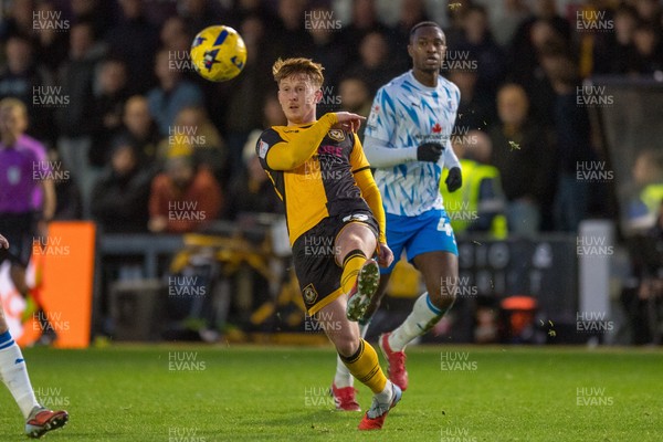 291125 - Newport County v Barrow - Sky Bet League 2 - Gerard Garner of Newport County