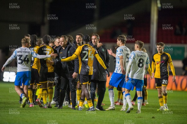 291125 - Newport County v Barrow - Sky Bet League 2 - Christian Fuchs, manager of Newport County