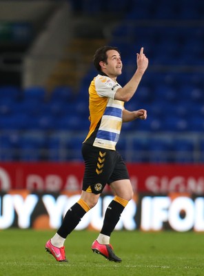 090321 Newport County v Bradford City, Sky Bet League 2 - Matty Dolan of Newport County celebrates after scoring goal