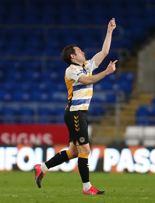 090321 Newport County v Bradford City, Sky Bet League 2 - Matty Dolan of Newport County celebrates after scoring goal
