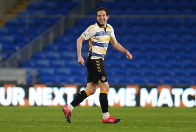 090321 Newport County v Bradford City, Sky Bet League 2 - Matty Dolan of Newport County celebrates after scoring goal