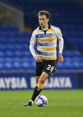 090321 Newport County v Bradford City, Sky Bet League 2 - Mickey Demetriou of Newport County