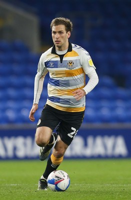 090321 Newport County v Bradford City, Sky Bet League 2 - Mickey Demetriou of Newport County