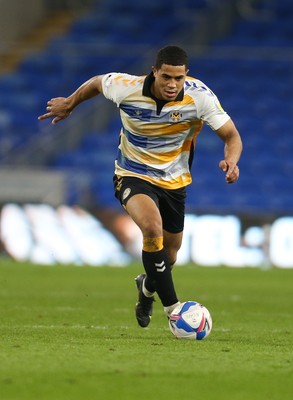 090321 Newport County v Bradford City, Sky Bet League 2 - Priestley Farquharson of Newport County