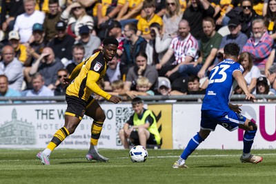 060925 - Newport County v Bristol Rovers - Sky Bet League 2 - Bobby Kamwa of Newport County in action