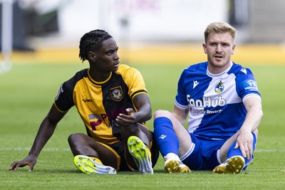 060925 - Newport County v Bristol Rovers - Sky Bet League 2 - Habeeb Ogunneye of Newport County in action