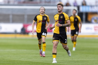 060925 - Newport County v Bristol Rovers - Sky Bet League 2 - Cameron Evans of Newport County in action