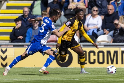 060925 - Newport County v Bristol Rovers - Sky Bet League 2 - Bobby Kamwa of Newport County in action