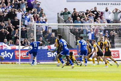 060925 - Newport County v Bristol Rovers - Sky Bet League 2 - Luke Thomas of Bristol Rovers scores his sides first goal