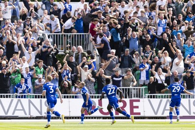 060925 - Newport County v Bristol Rovers - Sky Bet League 2 - Luke Thomas of Bristol Rovers celebrates scoring his sides first goal
