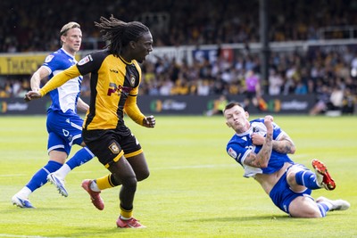 060925 - Newport County v Bristol Rovers - Sky Bet League 2 - Michael Reindorf of Newport County in action