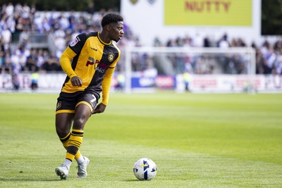 060925 - Newport County v Bristol Rovers - Sky Bet League 2 - Bobby Kamwa of Newport County in action