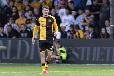 060925 - Newport County v Bristol Rovers - Sky Bet League 2 - Michael Spellman of Newport County in action