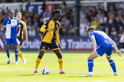 060925 - Newport County v Bristol Rovers - Sky Bet League 2 - Cameron Antwi of Newport County in action