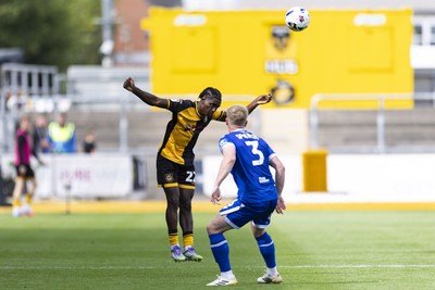 060925 - Newport County v Bristol Rovers - Sky Bet League 2 - Habeeb Ogunneye of Newport County in action