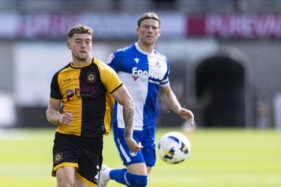 060925 - Newport County v Bristol Rovers - Sky Bet League 2 - Cameron Evans of Newport County in action