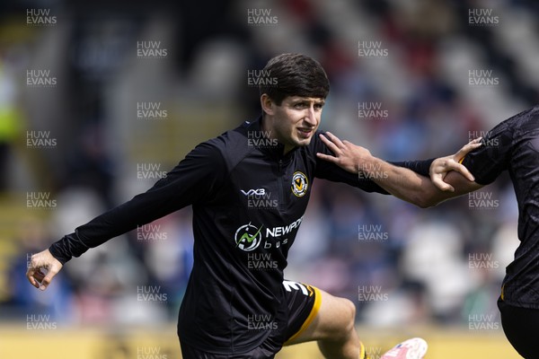 060925 - Newport County v Bristol Rovers - Sky Bet League 2 - Anthony Driscoll-Glennon of Newport County during the warm up