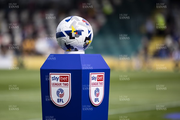 060925 - Newport County v Bristol Rovers - Sky Bet League 2 - Match Ball ahead of kick off
