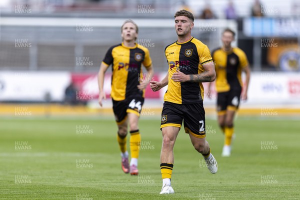 060925 - Newport County v Bristol Rovers - Sky Bet League 2 - Cameron Evans of Newport County in action